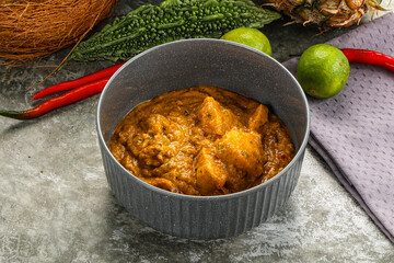 Indian cuisne - Chicken massala with sauce