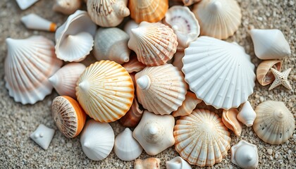 Seashells on Sand,