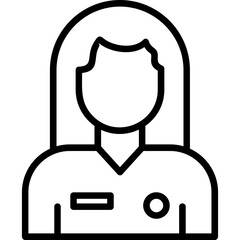 Female Student Icon