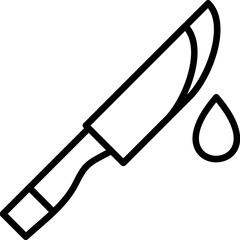 Knife Blood Icon