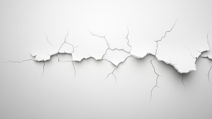 Cracked wall texture, an abstract pattern of time, weathering, and resilience exploring the beauty of imperfection in architectural design