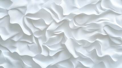 Fototapeta premium Blank white paper texture background, a pristine canvas for creative projects and designs
