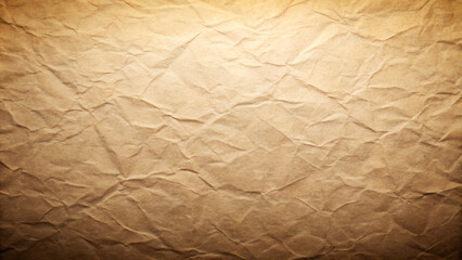 Fototapeta premium Textured Sepia Paper Background with Soft Creases and Warm Tones, Perfect for Vintage and Rustic Art Projects