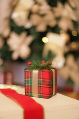 christmas tree and gifts