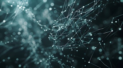 Digital Wave Flow with Particles and Data Points with abstract dots and lines for tech processe , data transfer and encryption, digital archives, sound and graphic presentations, science, education .