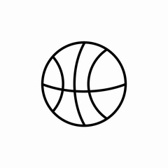basketball ball icon sign vector