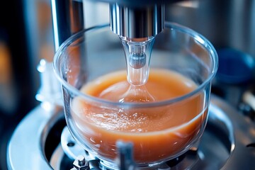 Innovative extraction process captures flavorful essence in a laboratory setting. Generative AI