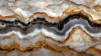 Abstract Marble Background with Wavy Patterns