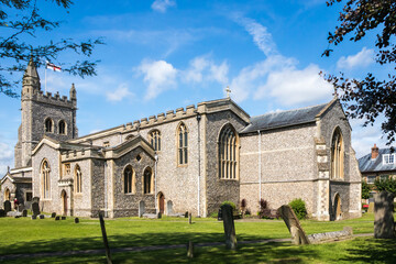 Fototapeta na wymiar St Mary's parish church, Old Amersham