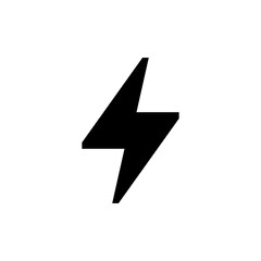 Lighting Bolt Solid Icon