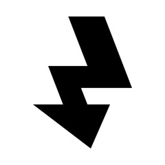 Lighting Bolt Solid Icon