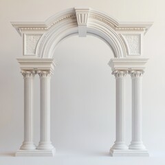 Column arch , podium architecture building  " ai generator "
