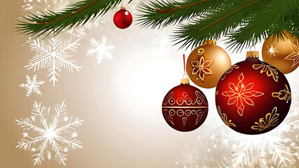 Merry Christmas and happy New Year background