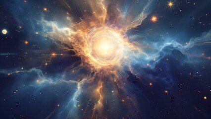 Cosmic space with nebulae supernova celestial astrology scientific research interstellar constellation astrology