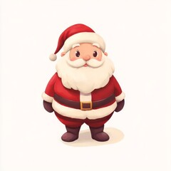 Obraz premium Santa Claus Collectible Figurine Illustration