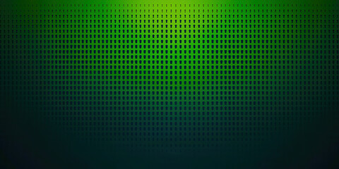 A green background with a pattern of black squares
