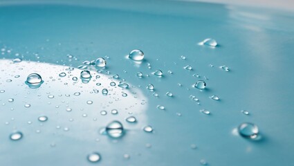 A Tightly Framed Macro Shot of Glistening Water Droplets for Nature and Photography Enthusiasts