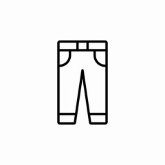 trousers pants icon sign vector