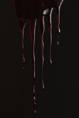 Dripping Apple on Table