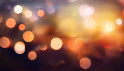 Abstract Festive Holiday Bokeh Lights with Warm Red, Gold, and Orange Tones in Soft Focus, Ideal for Celebrations, Seasonal Greetings, and Backgrounds in Christmas or New Year's Designs