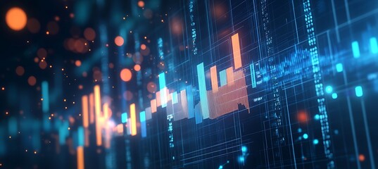 Fototapeta premium A digital outsourcing management platform showing vendor performance data