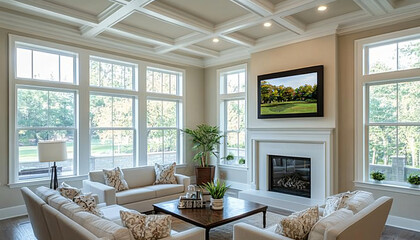 Fototapeta premium Fresh minimalist interior design ideas, each one unique