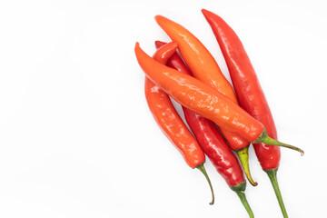 chili isolated on white background