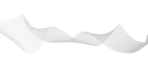 White paper Technology illustration gradient waves. Flow wave with line landscape. Modern music glowing wavy lines with technology connection concept. Abstract technology lines mesh background.