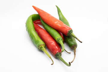 chili isolated on white background