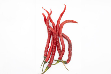 chili isolated on white background