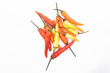chili isolated on white background