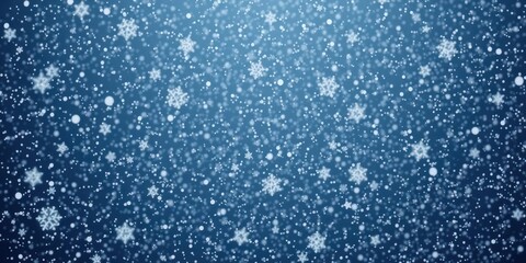 Obraz premium Heavy snowfall on a dark backdrop with individual snowflakes visible, precipitation, freeze