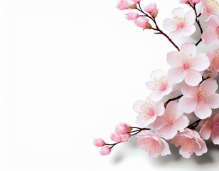 Obraz premium 桜 フレーム イラスト 素材