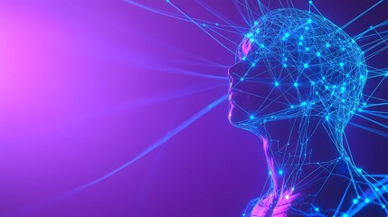 Intricate neural links and intersections forming a networked pattern with subtle glow effects, representing data processing and digital communication