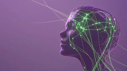 Obraz premium Intricate neural links and intersections forming a networked pattern with subtle glow effects, representing data processing and digital communication