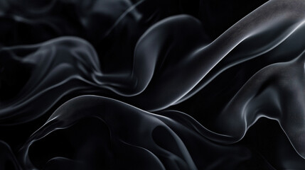 Fototapeta premium black satin background