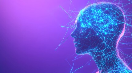 Glowing neural network texture with intersecting pathways and nodes, symbolizing data connectivity, artificial intelligence, and digital complexity