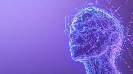 A detailed texture of neural connections with glowing nodes, illustrating the vast network of information and digital interaction in technology