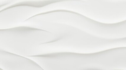 Obraz premium White cosmetic cream background with smooth texture and soft lighting, skincare regimen, clean beauty