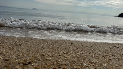 beach in the morning