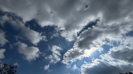 clouds in the sky
