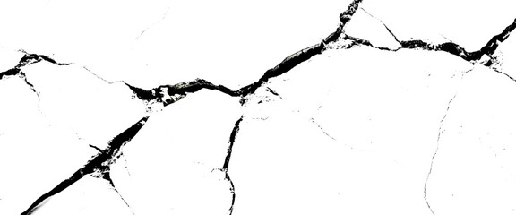 vector white and black cracked pattern texture on isolated pattern for abstract background.