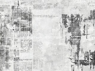 Newspaper with a lot of text and a lot of ink