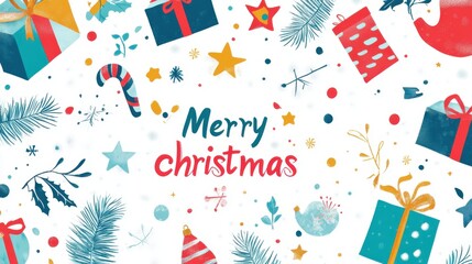 year background with confetti