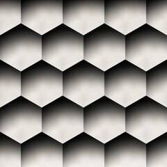 Fototapeta premium Geometric Hexagonal Pattern with Gradient Shading for Modern Design
