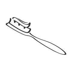 tooth brush vector illustration design