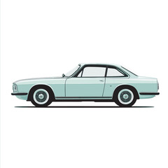 sports car vector side view