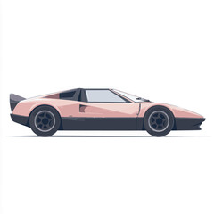 sports car vector side view