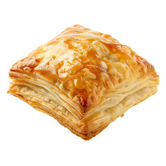 Puff Pastry Isolated on Transparent Background