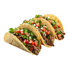 Tacos Isolated on Transparent Background